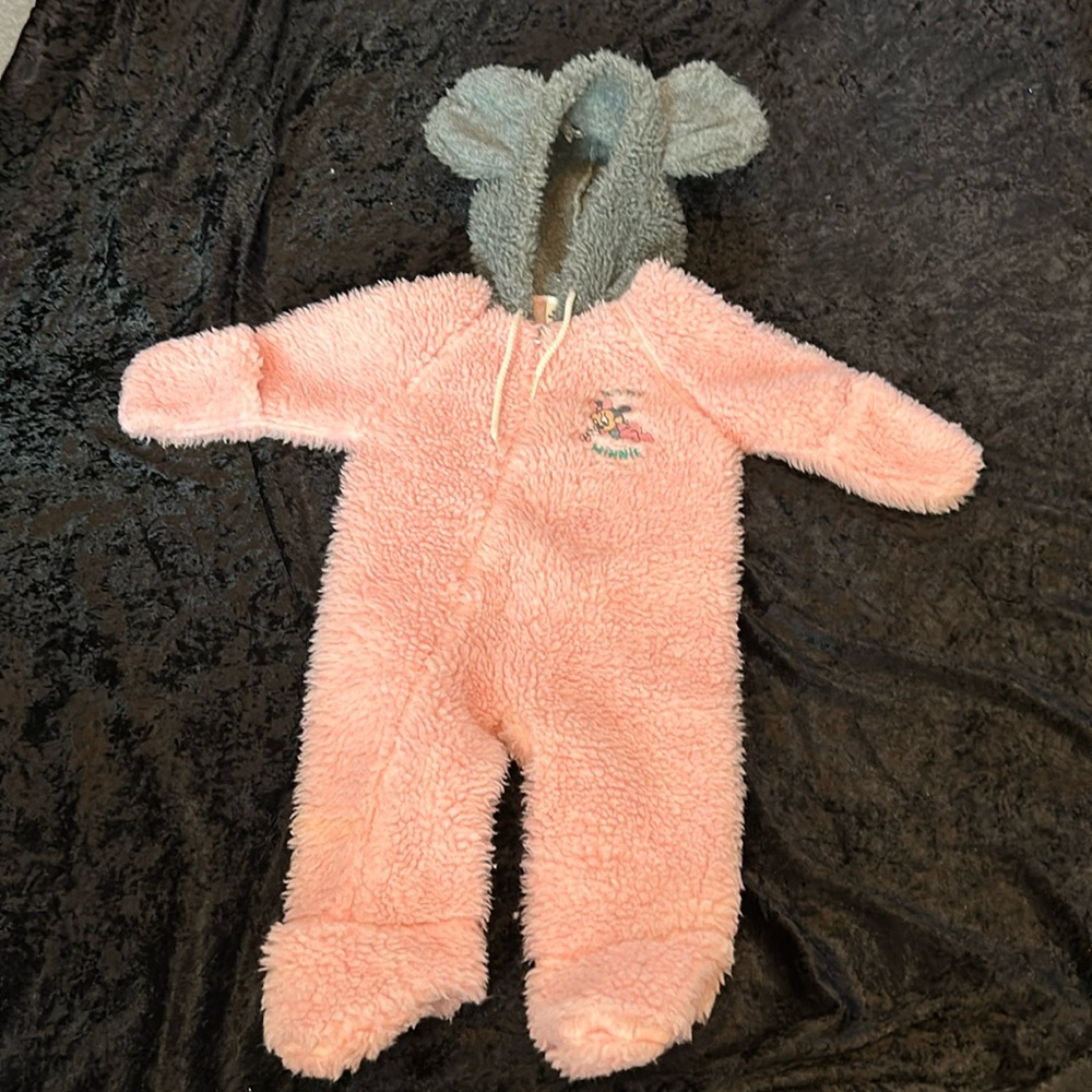 Vintage Baby Minnie Sherpa  pram suit